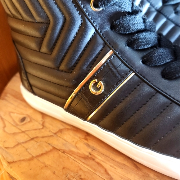 GBG GUESS LOS ANGELES ONIA HIGH TOP SNEAKERS- WOMEN'S SIZE 8.5 - Picture 5 of 13